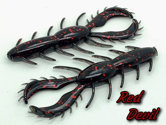 SC-8 Sniper Craw 8 pack 3.1" Red Devil