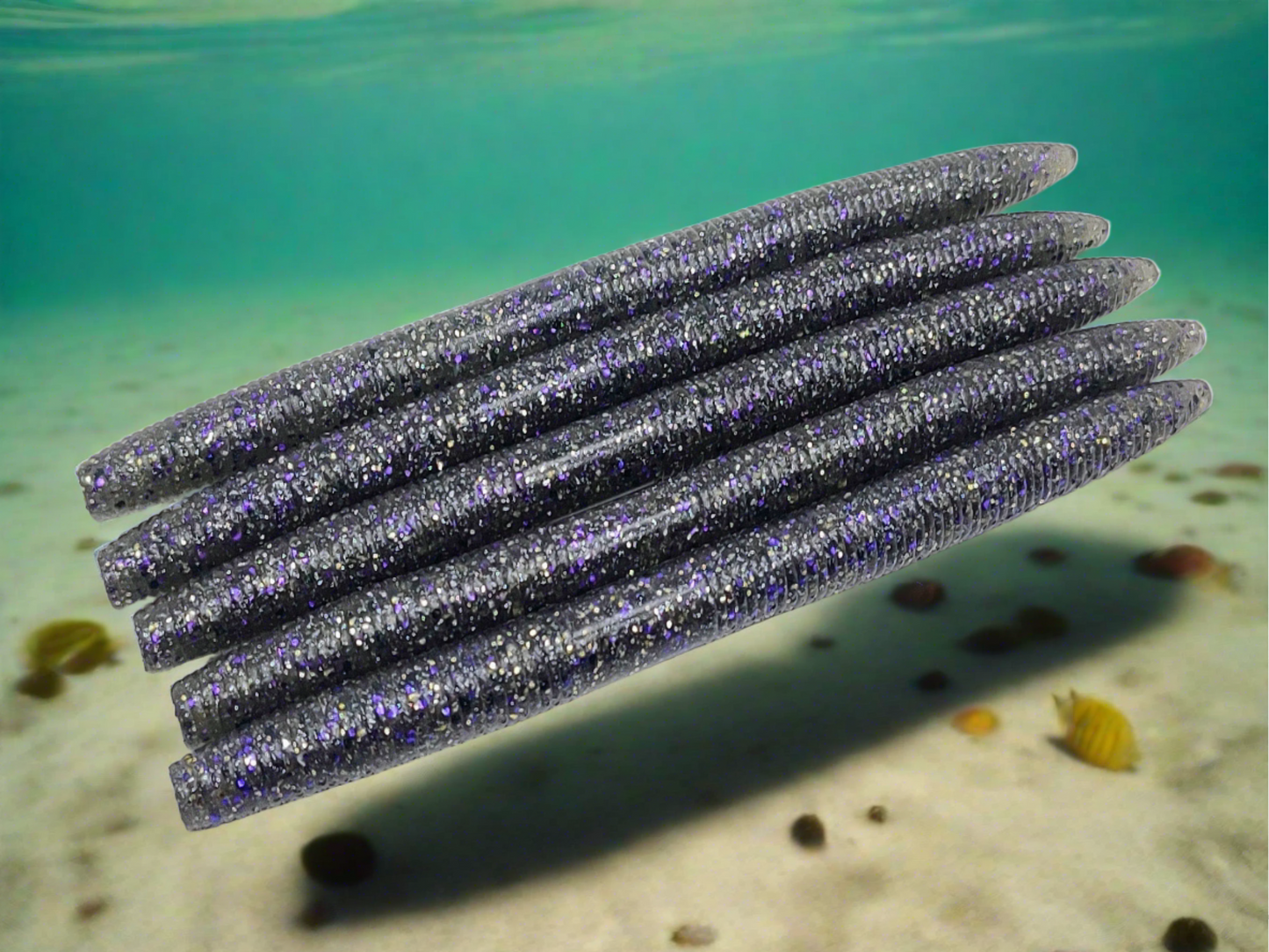 SW-7 Stick Worm - Smoke Show 8 pack