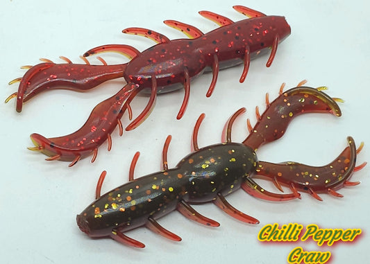 SC-1 Sniper Craw Chili Pepper 8 Pack 3.1"