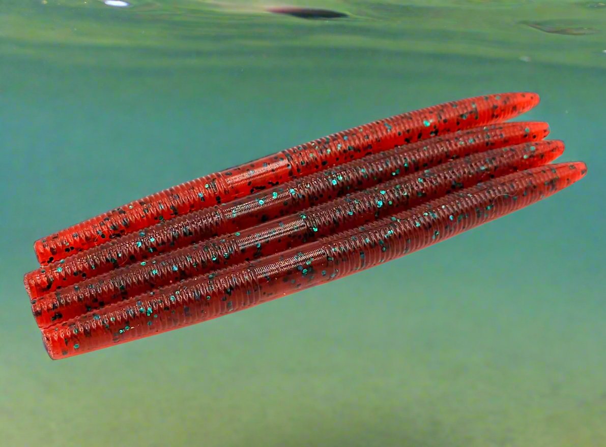 big worm fishing lure SW-16 Red Bug Stick Worm