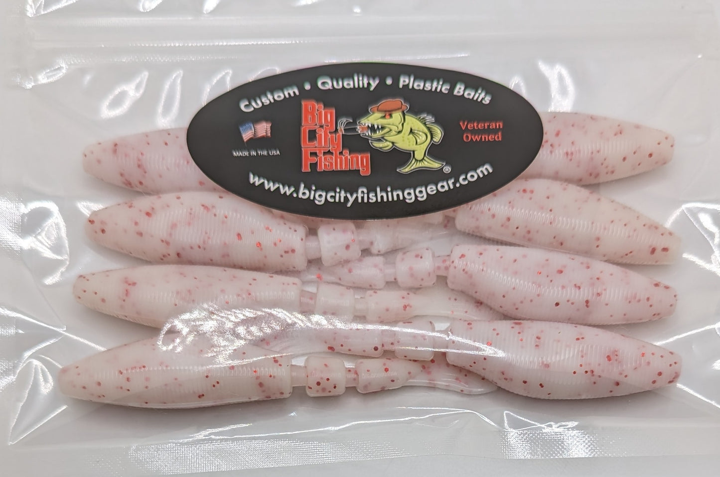 CS-2 Peppermint Twist Chatter Shad 8 pack