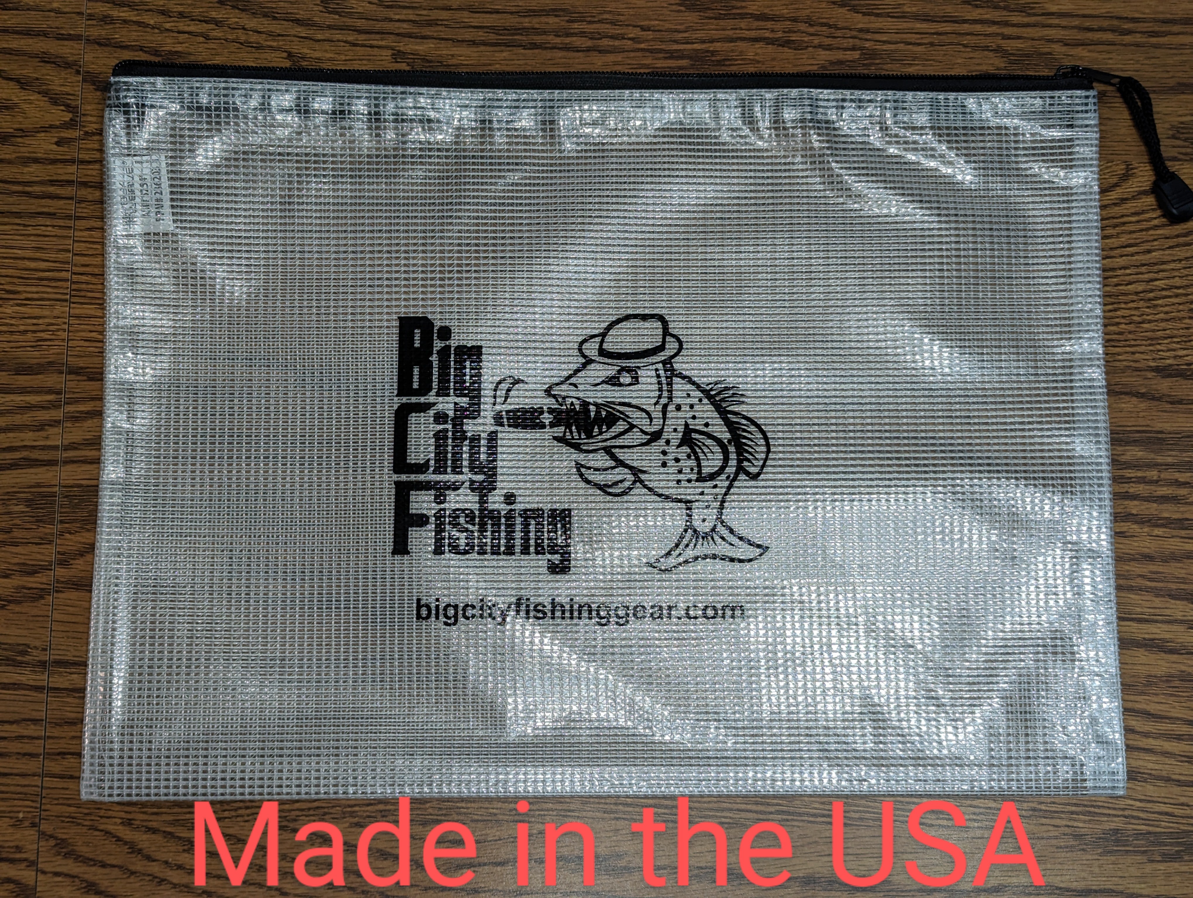 The Bag! 11 x 15 1/2 Polyweave Zippered Tackle Bag – Big City Fishing  Gear, LLC