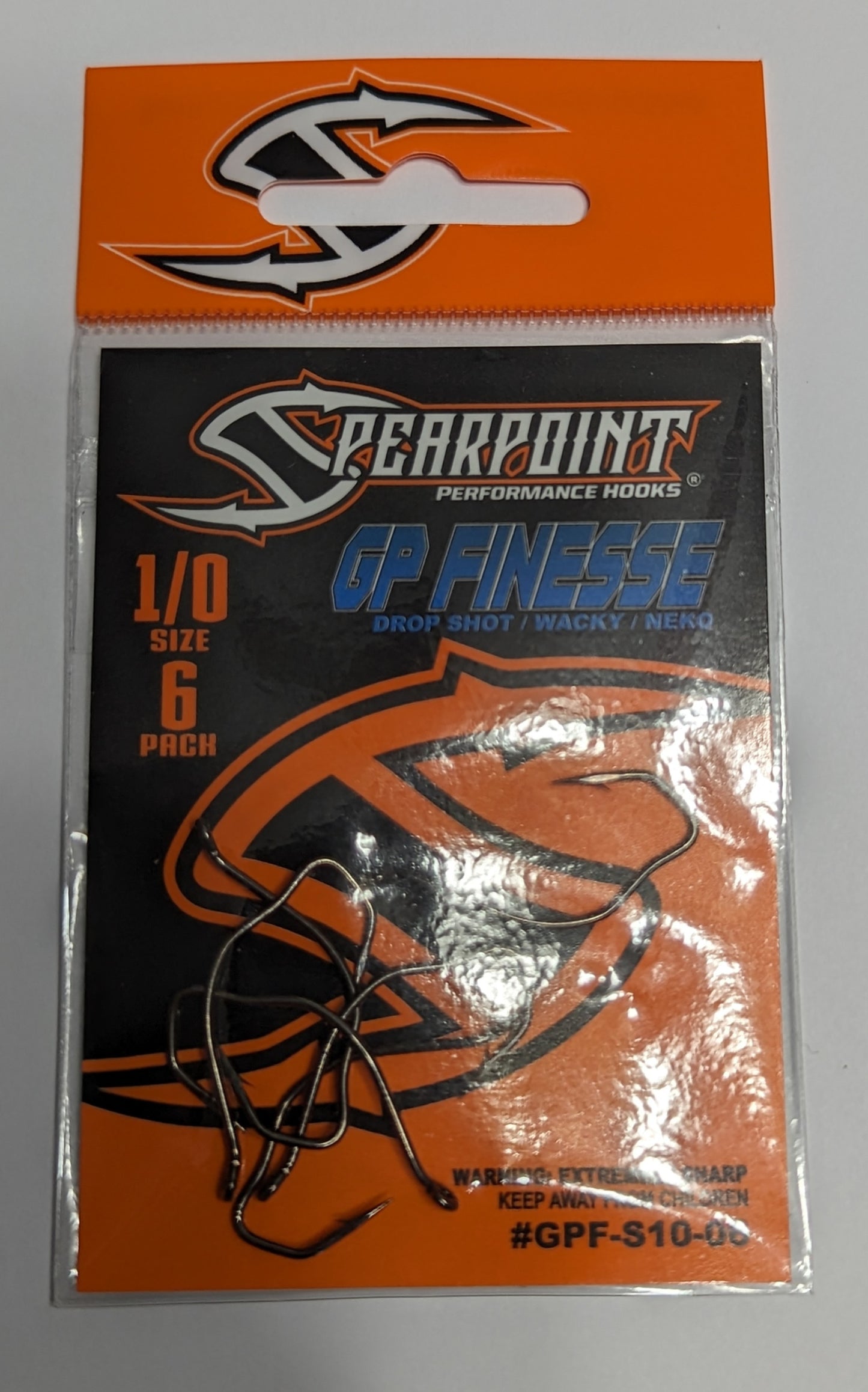 Spearpoint Performance Hooks - 6 pack GP Finesse
