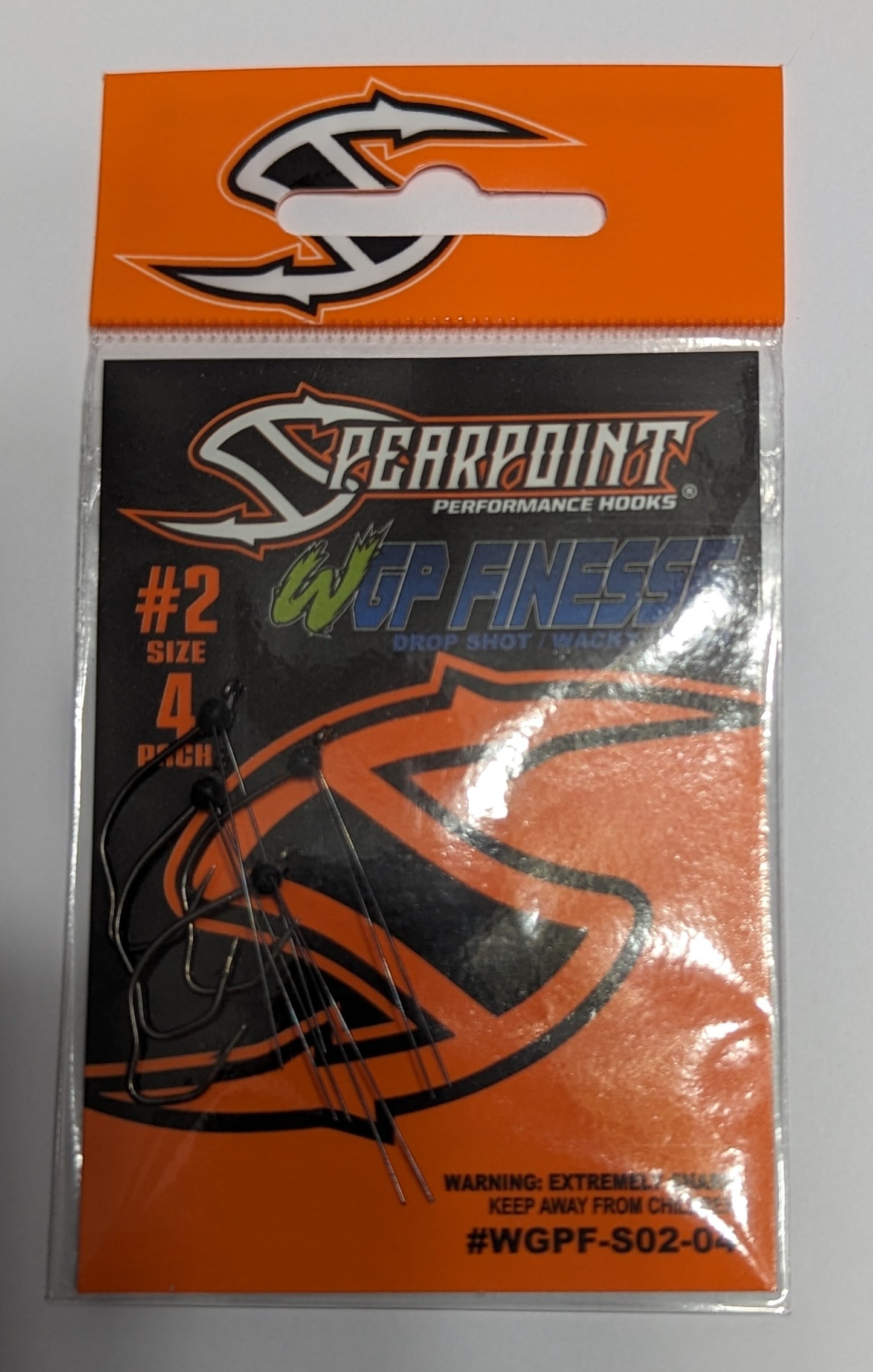 Spearpoint Performance Hooks Weedless Finesse 4 Pack
