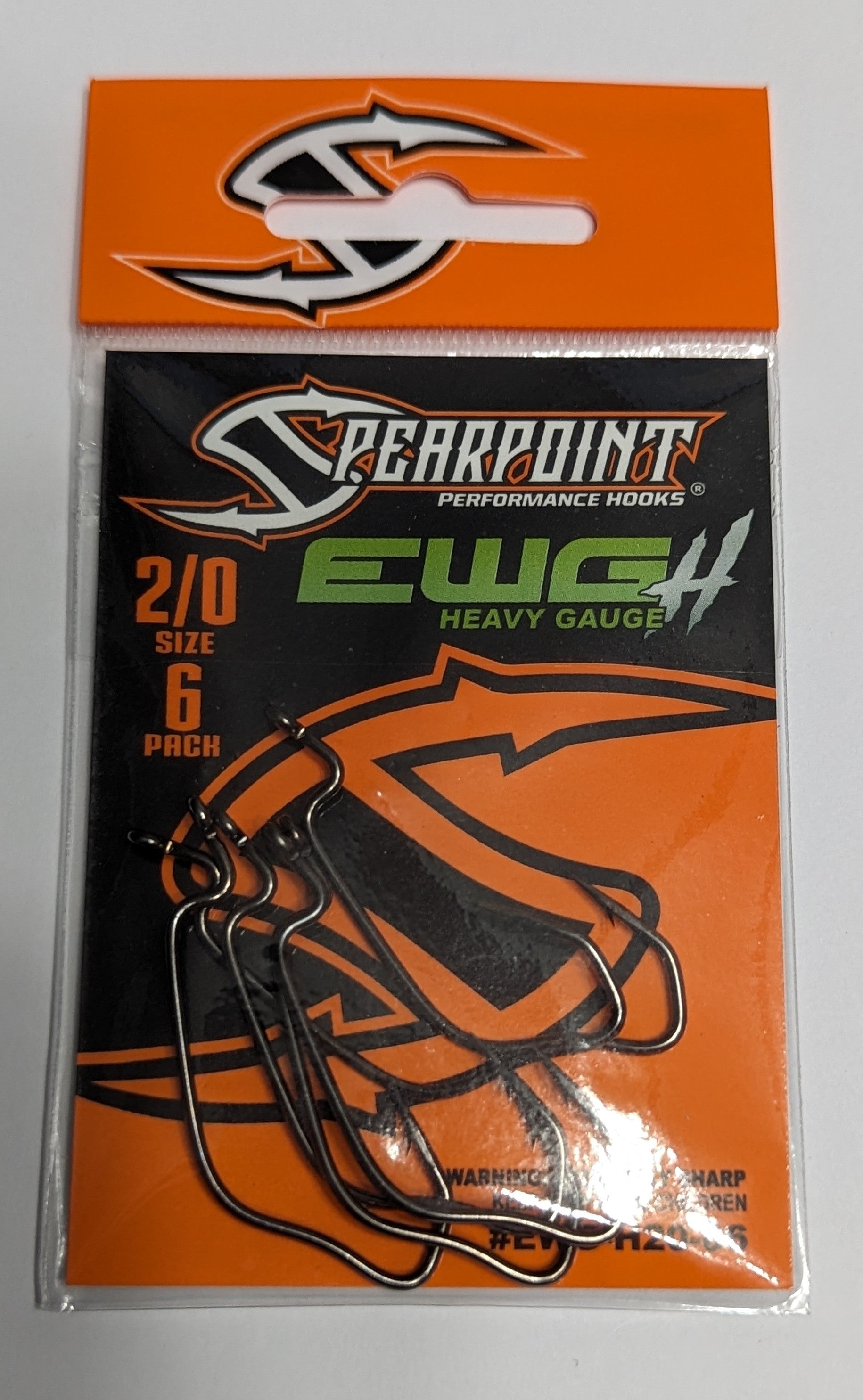 Spearpoint Performance Hooks - EWG 6 pack Heavy Gauge – Big City Fishing  Gear, LLC