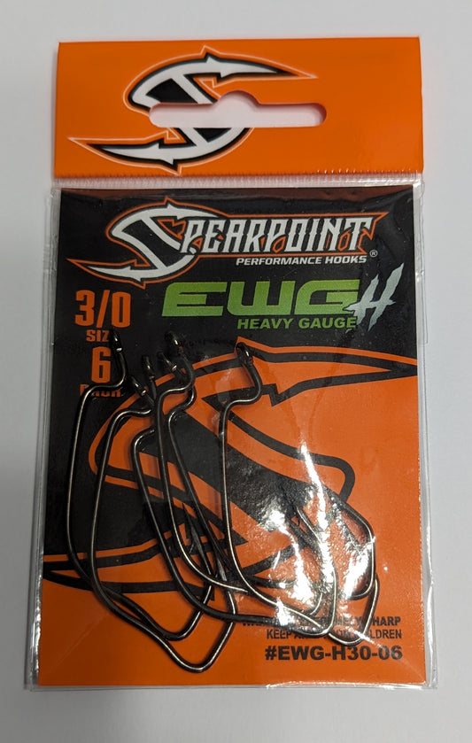 Spearpoint Performance Hooks - EWG 6 pack Heavy Gauge