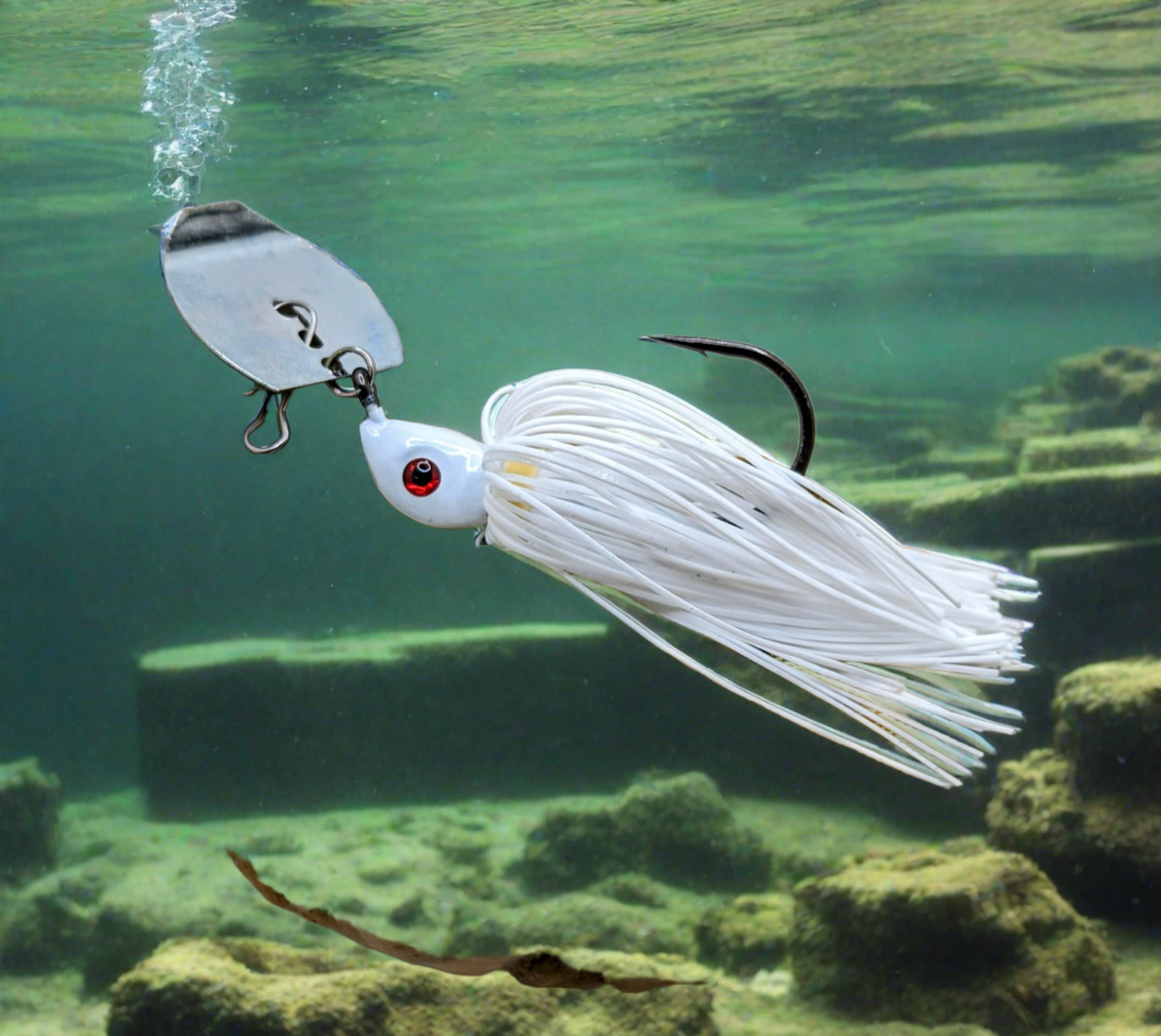 SD-20 Shakedown Vibrating Jig - White W/Red Eyes