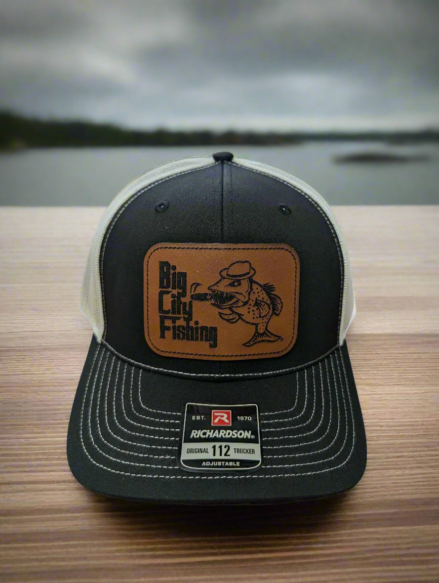 C-23 Richardson 112 Med Profile Leather Patch Hat