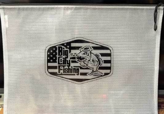 The Bag! 11" x 15 1/2" Polyweave Zippered Tackle Bag