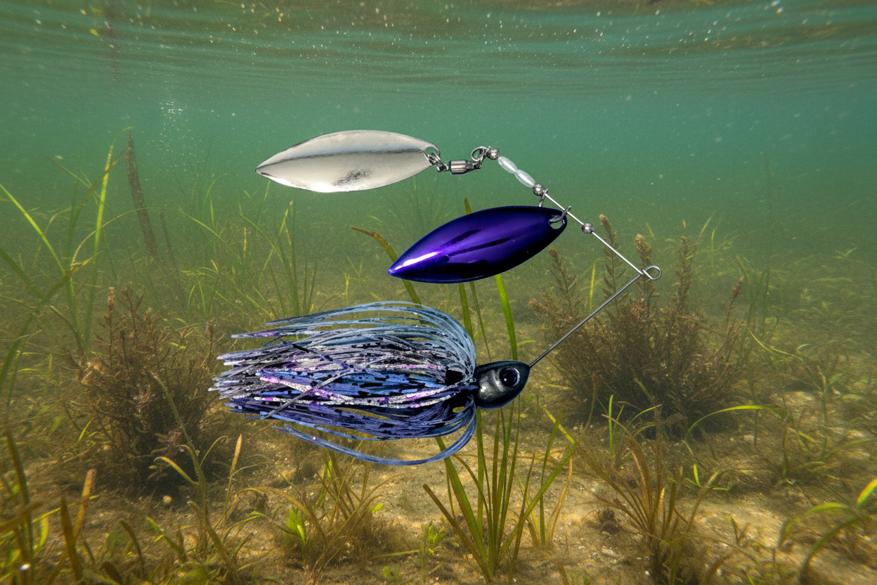 SB-20 Slasher Spinnerbait - Violet Shad 3/8oz.