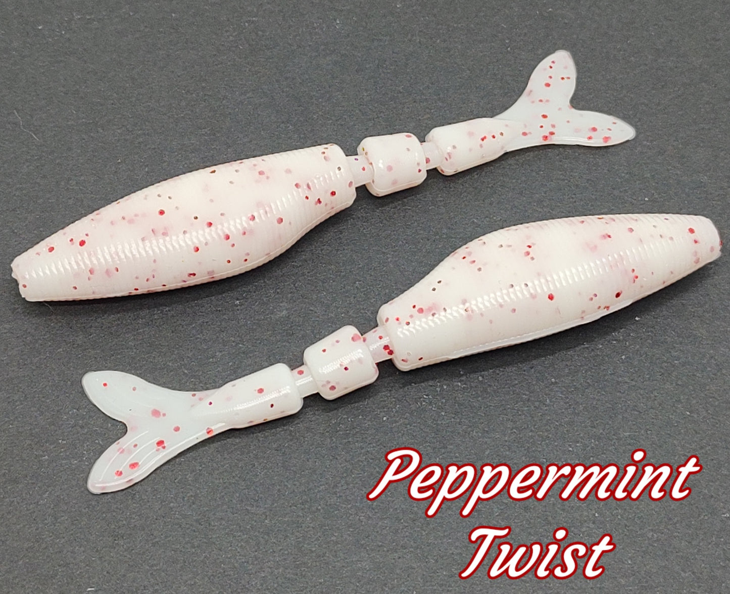 CS-2 Peppermint Twist Chatter Shad 8 pack