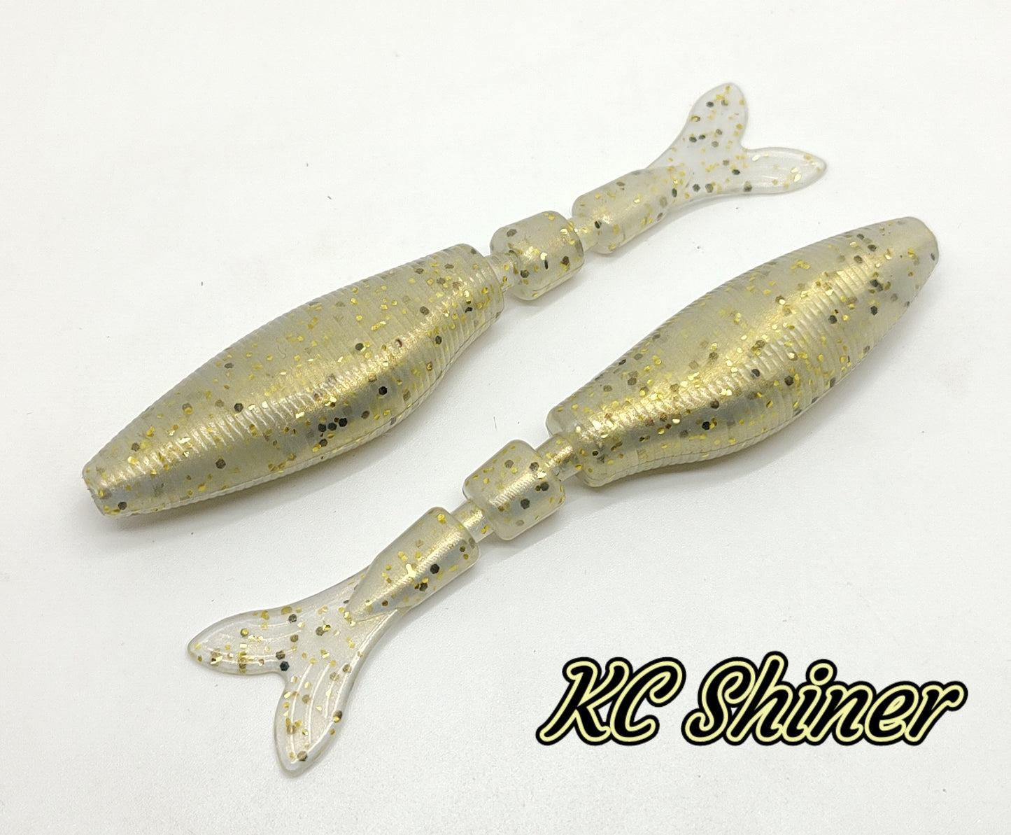 CS-3 KC Shiner Golden Chatter Shad 8 Pack