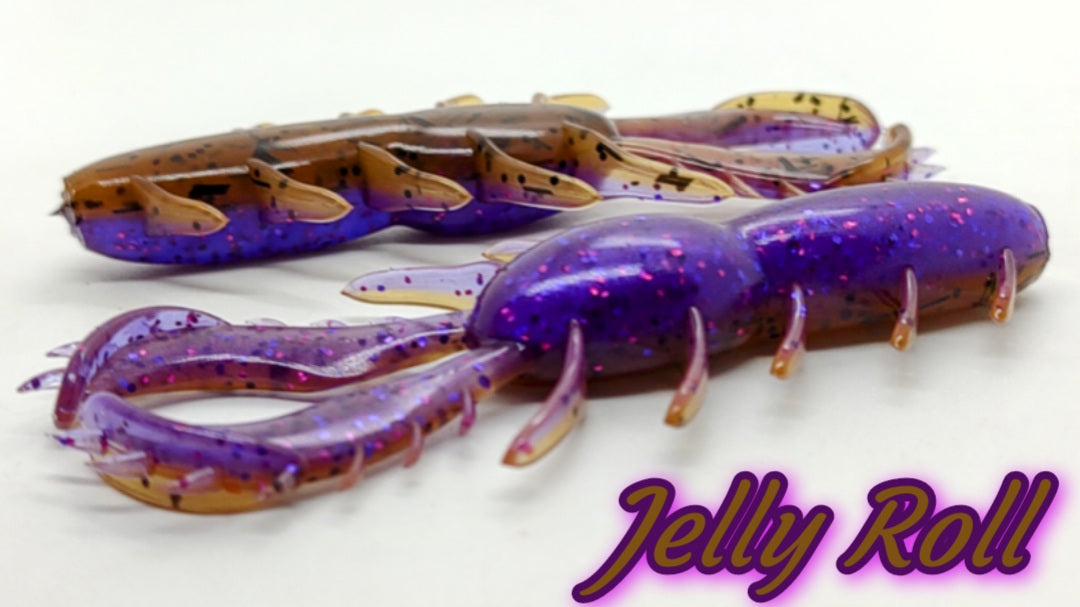SC-3 Sniper Craw Jelly Roll 8 Pack 3.1"