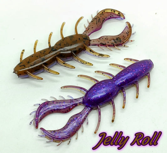 Craw-3 Sniper Craw Jelly Roll 8 Pack 3.1"