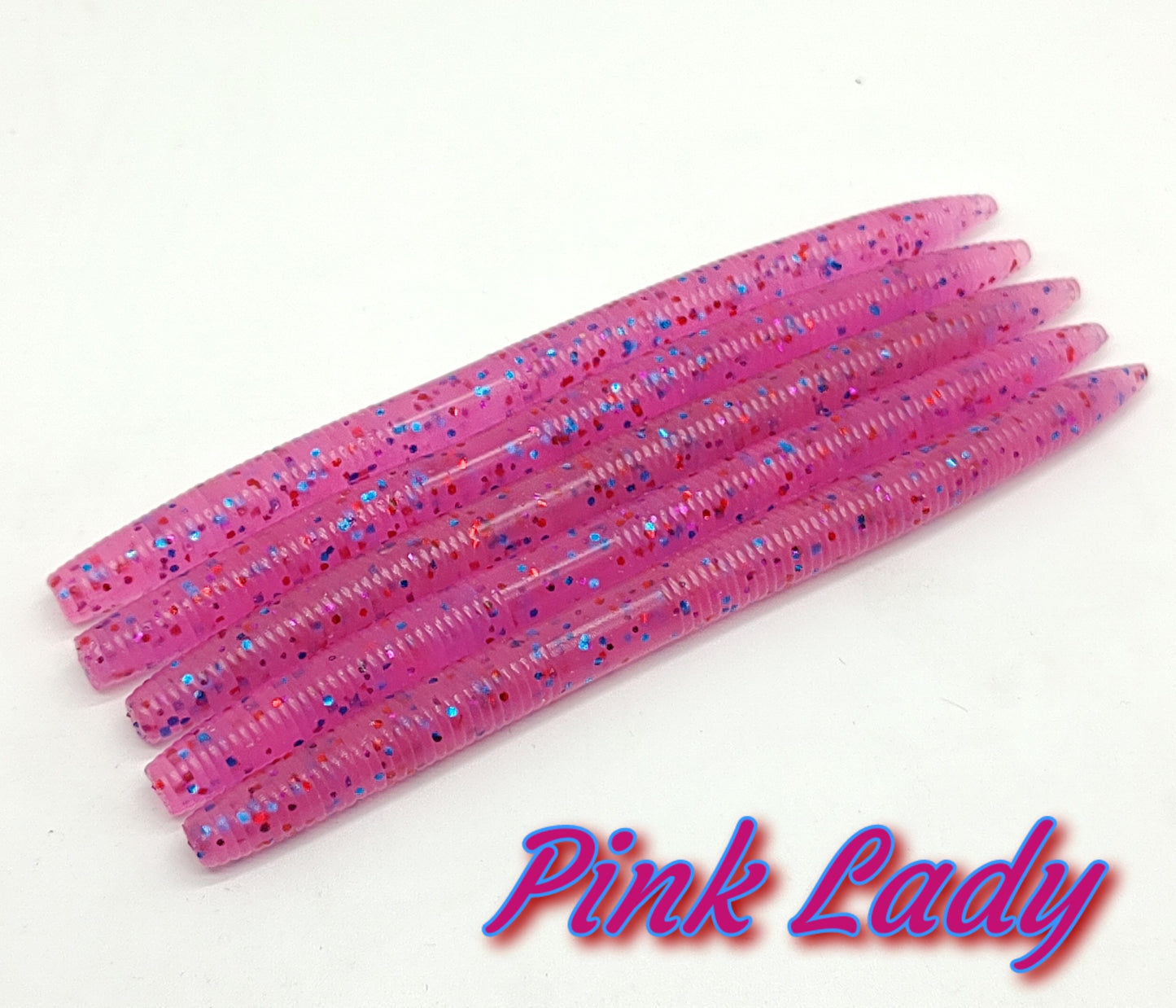 SW-6 Worm 5" Pink Lady 8pk.