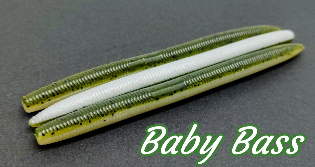 SW-10 Baby Bass Stick worm 8 Pack