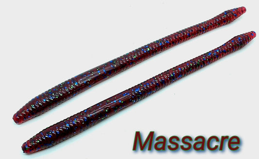 FW-3 F Ness Worm 6.25" 8 pack Massacre