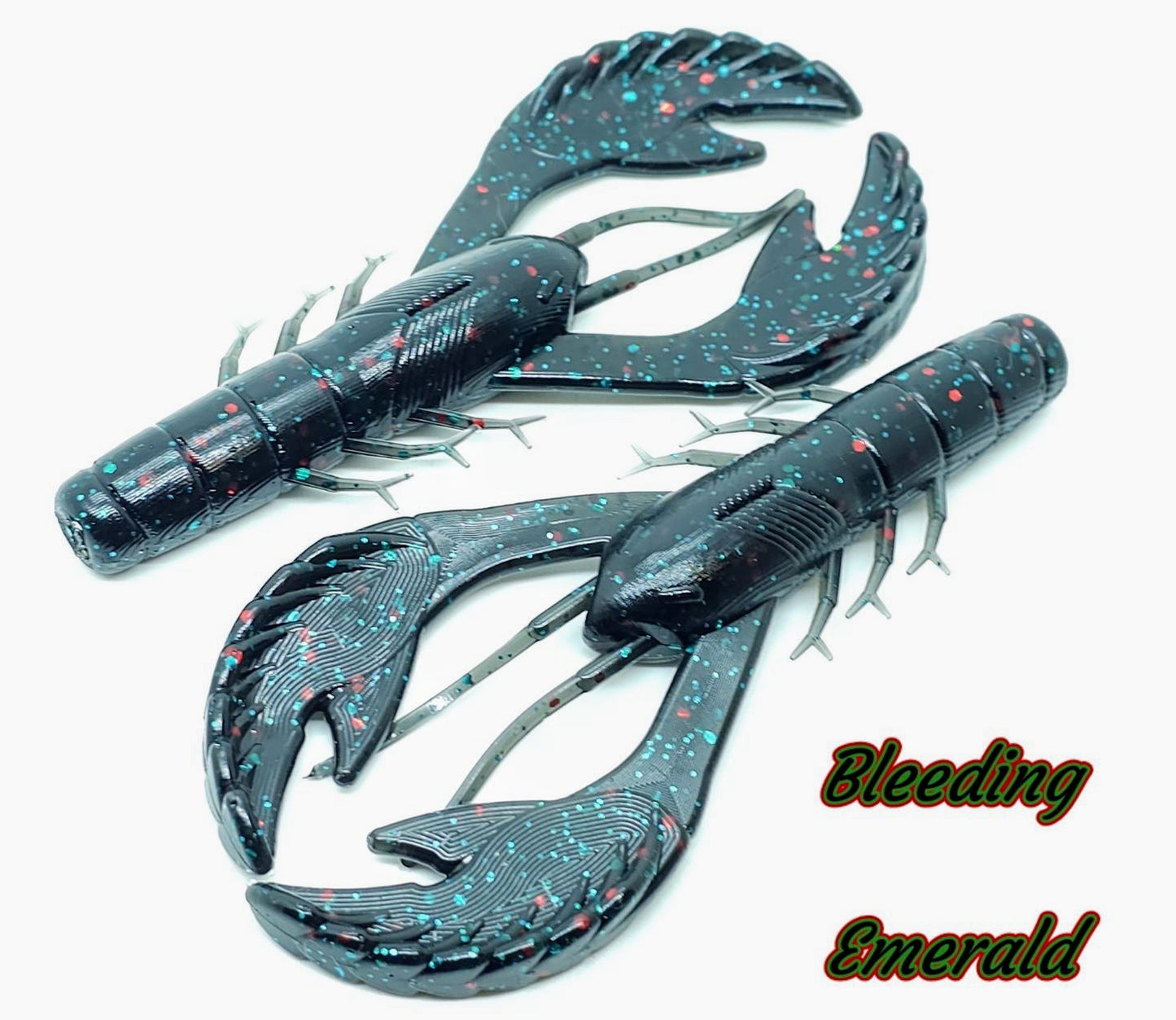 Mizmo Crappie Panfish Tube Baits - 1.75" Earth Tones 8 Pack, Bloody Craw Color