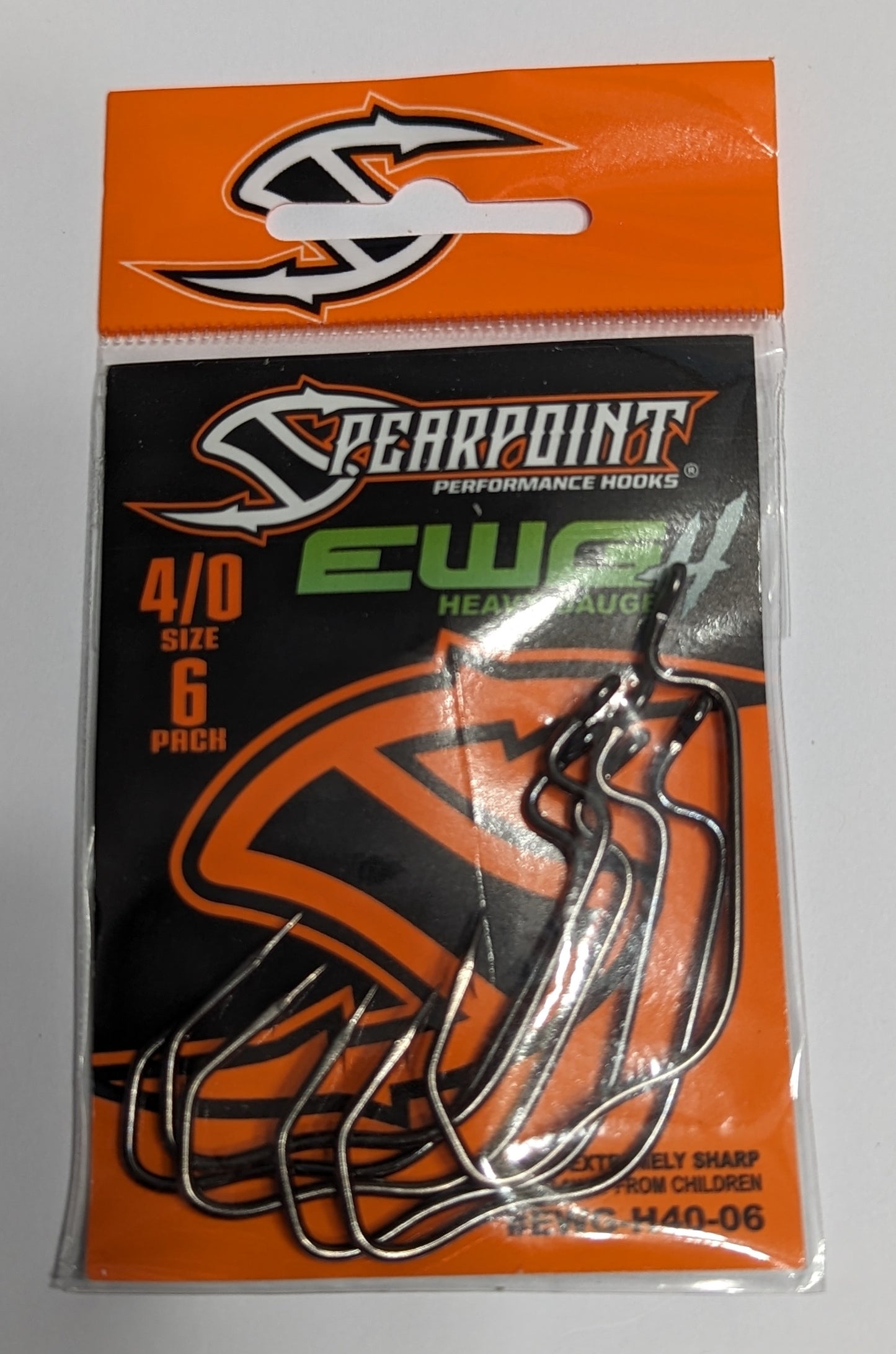 Spearpoint Performance Hooks - EWG 6 pack Heavy Gauge