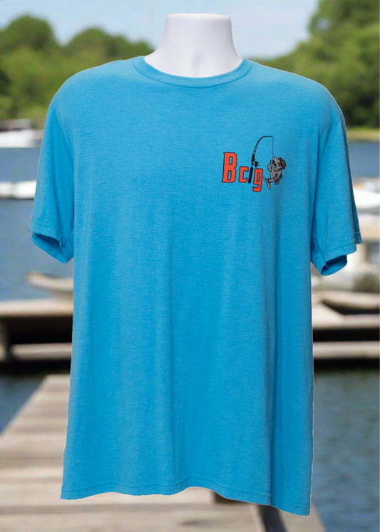 S-5 District Tri-Blend short Sleeve T-shirt - Turquoise Frost