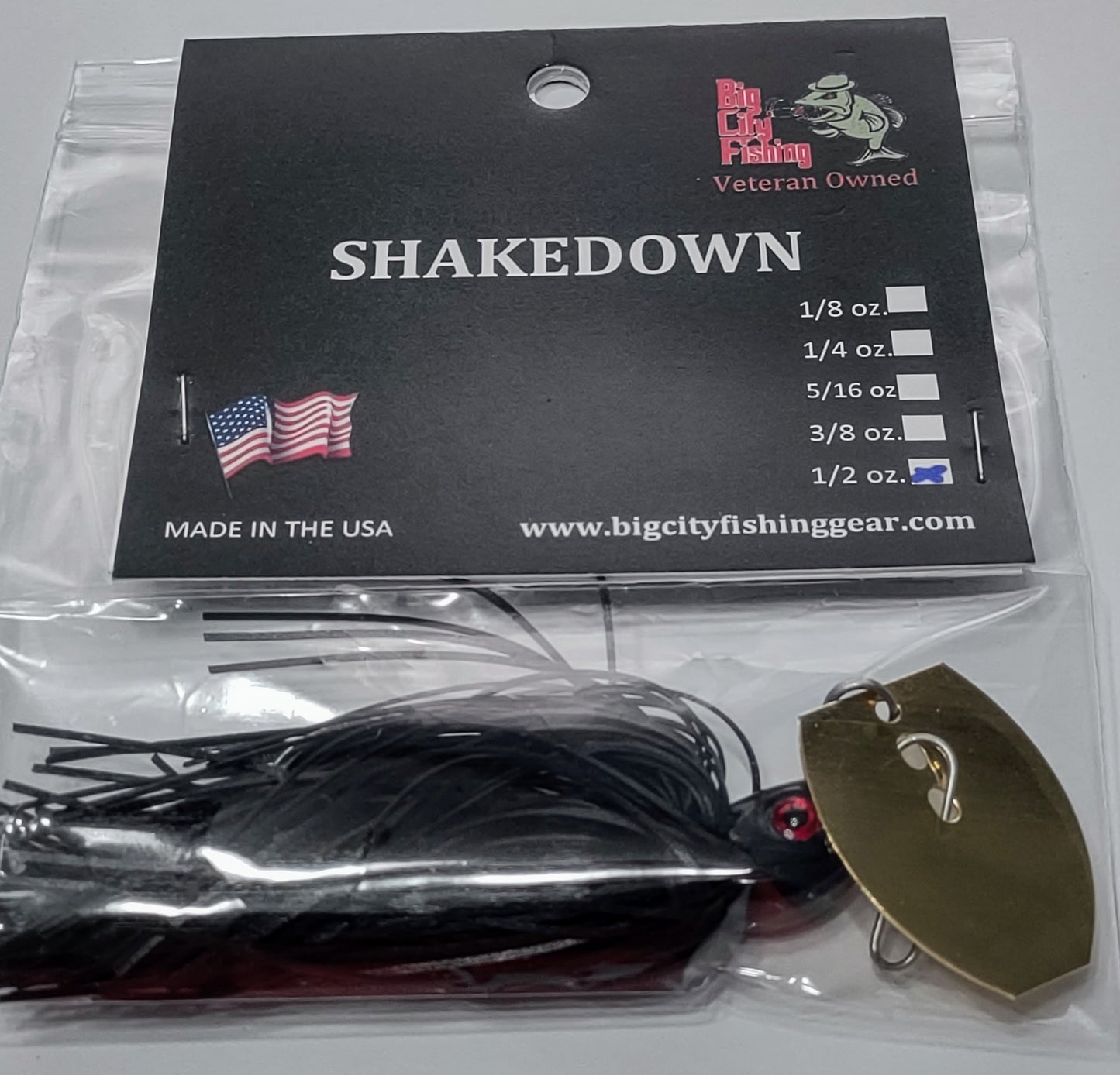 SD-7 Shakedown - Vibrating Jig Black Magic 1/2oz. & 3/8oz.